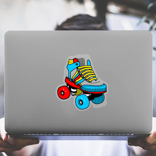 Customized Die Cut Stickers 1 to 4 Square Inches - Permanent Clear Film Matte Lamination